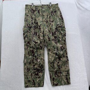 US Navy Type III Cargo Pants Mens L 34x29 Green NWU AOR2 Digital Camo Ripstop